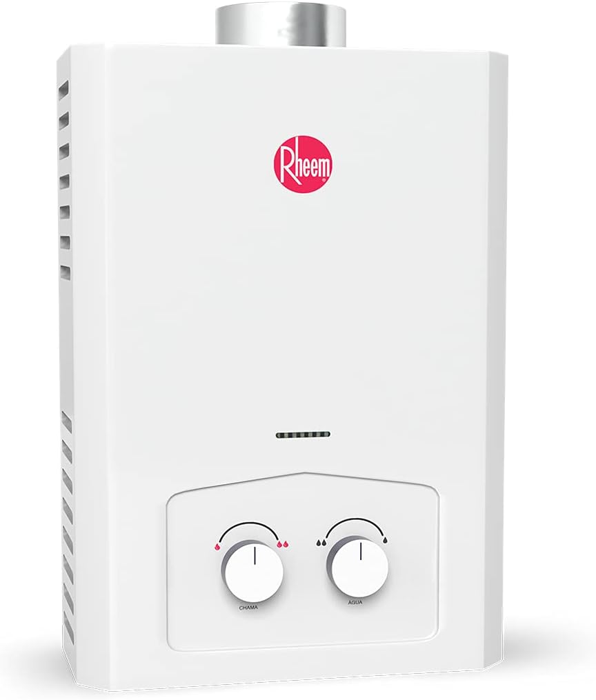 Aquecedor Gás Mecânico 7 Litros Exaustão Natural GLP Rheem
