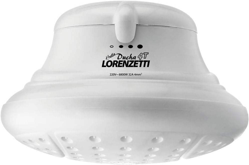 Bella Ducha Ultra 4T 220V 6800W, Lorenzetti, 7531202, Branco, Pequeno
