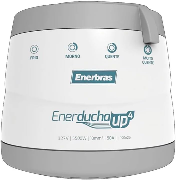 ENERDUCHA UP 4 TEMPERATURAS 127V 5500W PRATA ENERBRAS