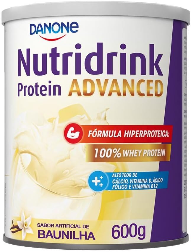 Nutridrink Protein Advanced, Suplemento Nutricional, 100% Whey Protein, Baunilha, 600g