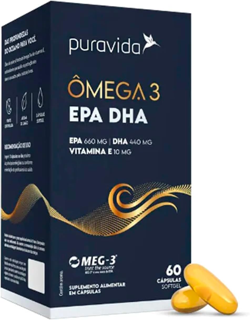 Puravida Ômega-3 EPA DHA