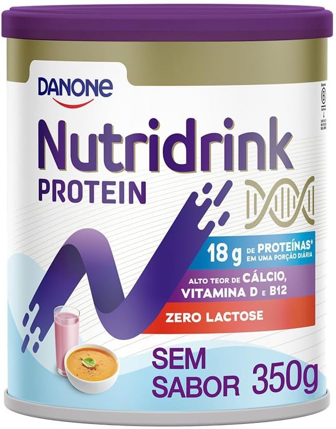 Nutridrink Suplemento Protein Pó Sem Sabor Danone Nutricia 350G